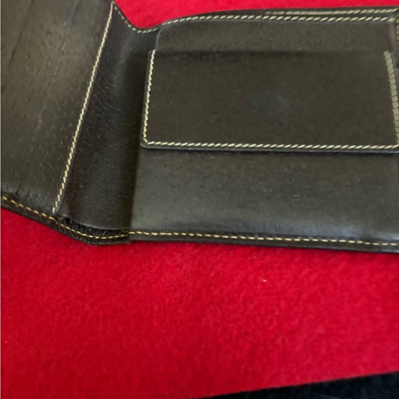 Gucci EUC Coated Canvas Monogram and Brown Leather Wallet - Picture 6 of 7